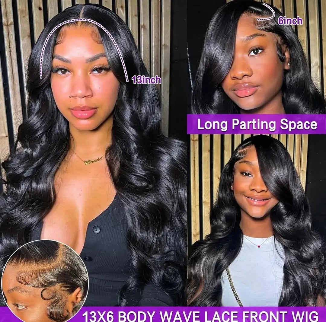 Body Wave Bob Human Hair Wig – Glueless 4x4 / 5x5 / 13x4 / 13x6 HD Lace Front Short Bob Wig